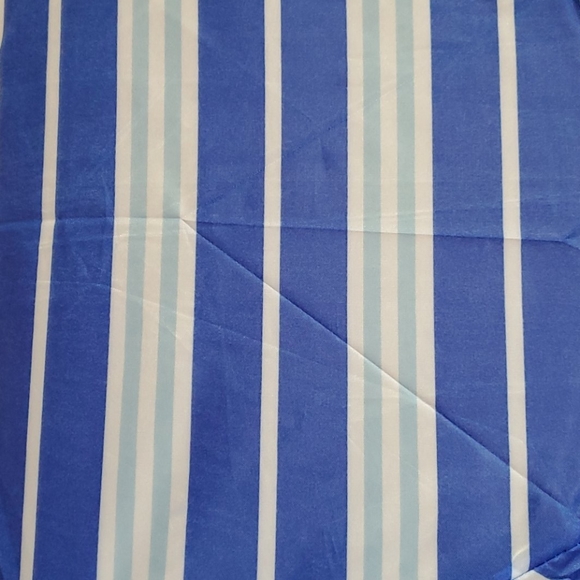 Nautica Multi-Blue Striped Umbrella & Atuo Handle - Picture 8 of 9